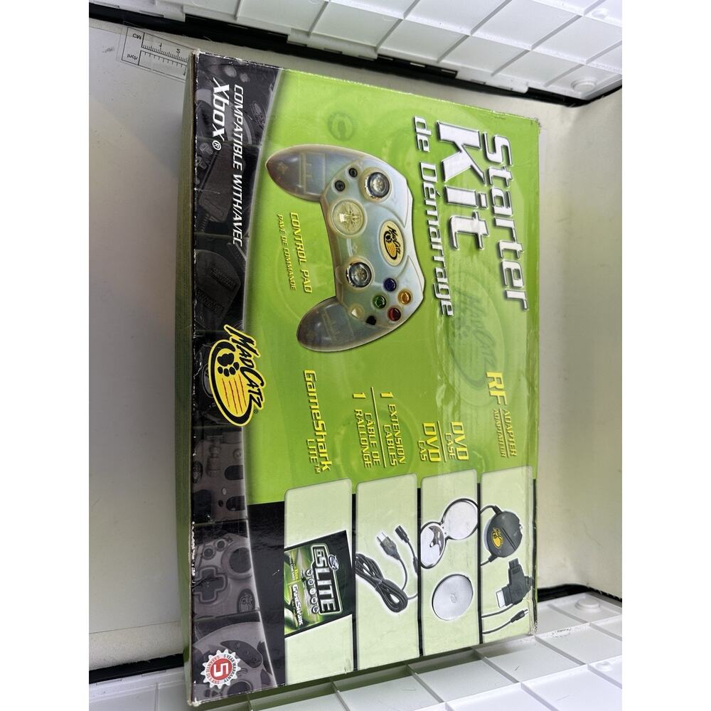 Mad Catz Original Xbox Starter Kit New In Box Controller Extension Cable Rf